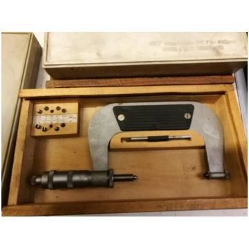 Mikrometrs MK75-100 GOST ar vītņu galviņām
