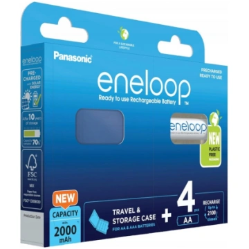 Uzlādējamas baterijas PANASONIC ENELOOP AA 2000 mA