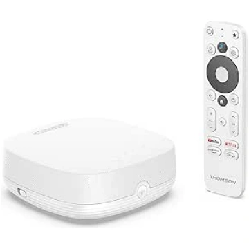 Thomson Streaming Box Plus 270 White, Google TV, 4