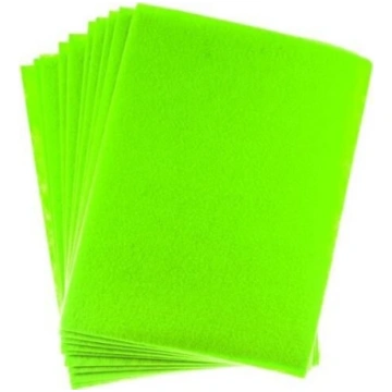 A4 zaļš filcs 2mm 10gab - Brewis