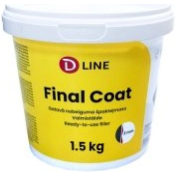 Špakteļmasa D Line Pro 1.5kg nobeiguma