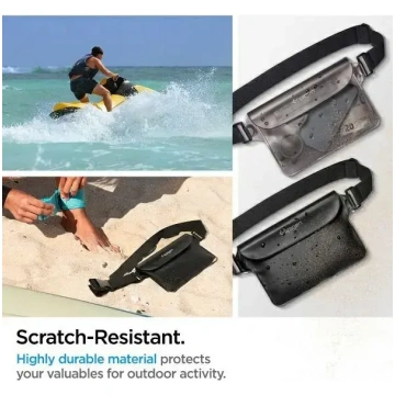 Spigen Universal Waterproof Waist Bag, black. Univ
