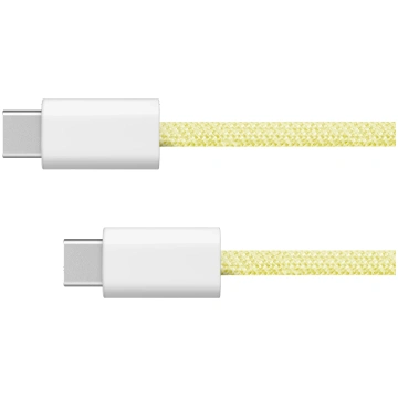 USB Type C - USB Type C Cable 60 W 1 m Yellow Krug