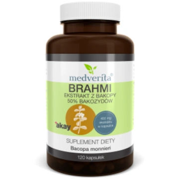 Bacopa (Brahmi ) 400 mg Medverita 120 caps