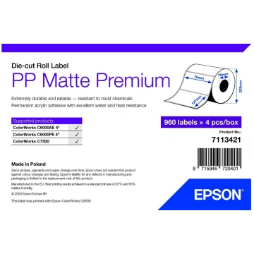Printer Label White 7113421 (8715946720401) ( JOIN