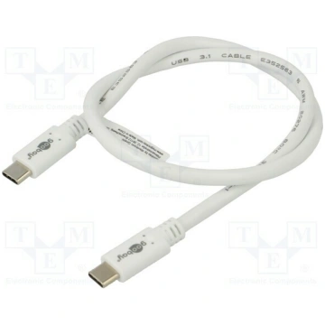 Cable; USB 3.2 Gen 1; USB C plug,both sides; 0.5m;