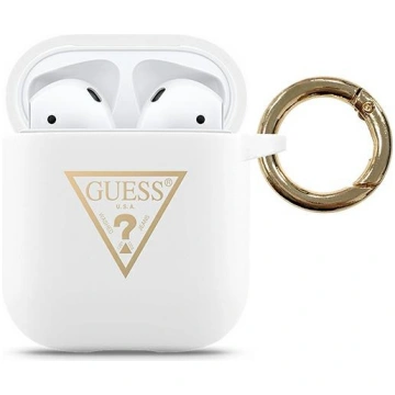 Guess Etui GUACA2LSTLWH Silicone Triangle Logo do 