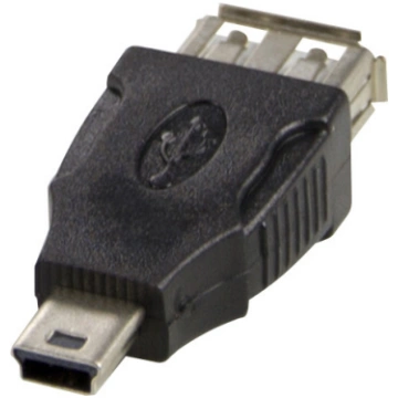 DELTACO USB adapteris A tipa ho - Mini-B tipa ha, 