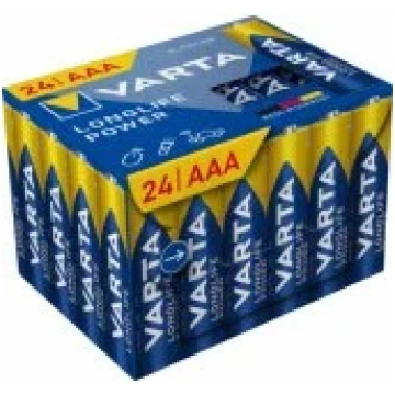 Varta Longlife Power AAA Cube 24pcs Baterijas 0490