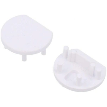 Cap for LED profiles; white; 2pcs; ABS; PEN12 | TO