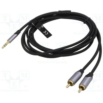 2xRCA cable (Cinch) jack to 3.5mm Vention BCNBH 2m