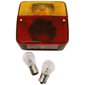 Piekabes lukturis ar 4 funkcijām E3 11x10x5cm 12V,
