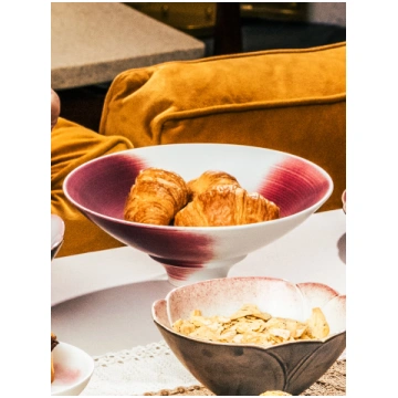 Garnet Blush Bowl, 9.5 inch Noon & Moon