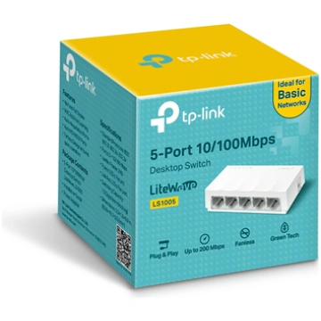 TP-LINK | 5-Port 10/100Mbps Desktop Network Switch