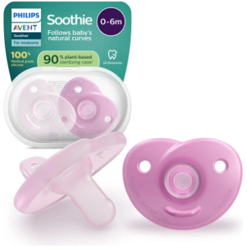 PHILIPS Avent Soothie pacifier, 0–6 months, light 
