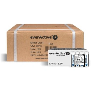 AA/LR06 everActive Pro sārma baterijas - 800 gab