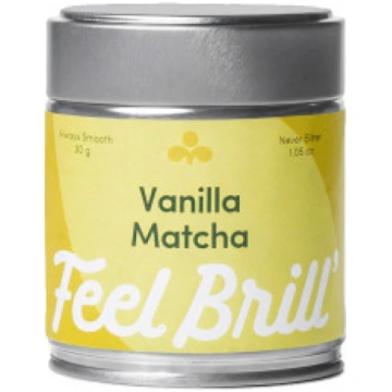 Matcha zaļā tēja ar vaniļu Feel Brill, 30 g Matcha