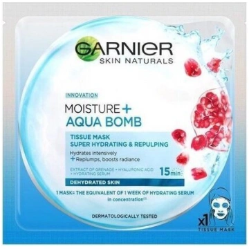 Maska sejai garnier skin naturals moisture + aqua 