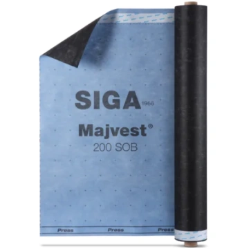 Fasādes pretvēja membrāna ar līmlentu Siga Majvest