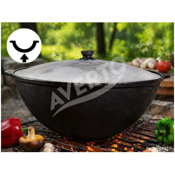12 l Cast iron Kazan Uzbek ◡ Averto