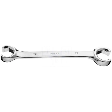 Wrench: ring half-open | double-sided | 15mm,17mm 