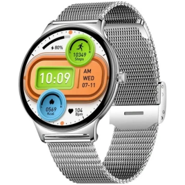 Viedpulkstenis Colmi V89 Steel Silver ar Bluetooth