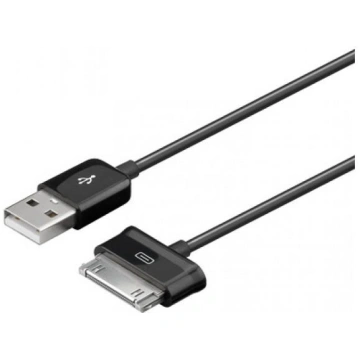 Techly USB cable for Samsung Galaxy Tab black 1 2m