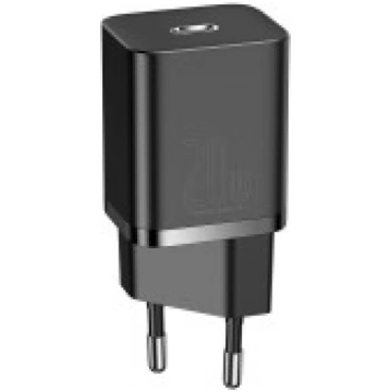 Lādētājs Baseus Super Si 20W USB-C black CCSUP-B01