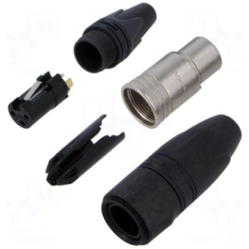 Connector: XLR | plug | female | XX-HD | 16A | PIN