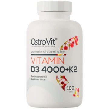 OstroVit OstroVit D3 vitamīns 4000 + K2 - 100 tabl