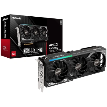 Grafiskā karte. Asrock Challenger RX9070XT 16GB