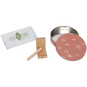 Petit Artichaut BABY BOX ROUND- RAINBOW TERRACOTTA