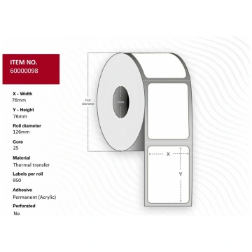 Capture - labels - 11400 label(s) - 76 x 76 mm 600