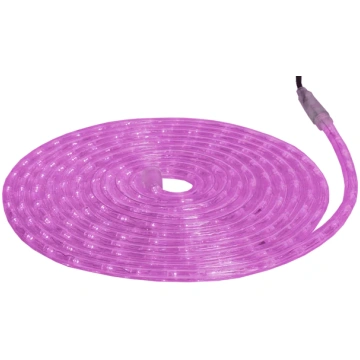 LED āra virtene Ropelight Flex, Rozā/caurspīdīga,