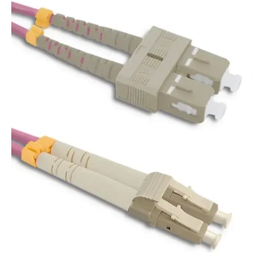 Qoltec Patchcord fiber optic LC/UPC - SC/UPC | Mul