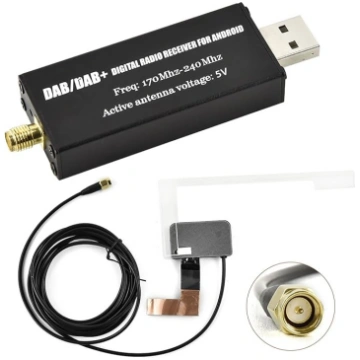 Hikity DAB+ adaptera antenas uztvērējs automobiļa 