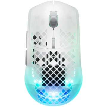 SteelSeries Aerox 3 Gen 2, optiskā, balta/caurspīd