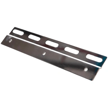 Nerūsējošā tērauda turētājs PVC aizkariem, 200 mm