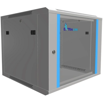 Extralink 9U 600x600 Gray | Rackmount cabinet | wa