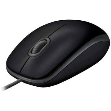 Logitech MOUSE USB OPTISKĀ B110 KLUSĀ/ MELNA 910-0