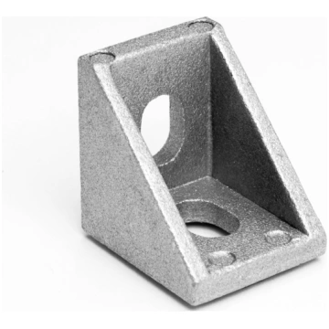 Cast 90 Degree Corner Bracket for 2020 - Natural V