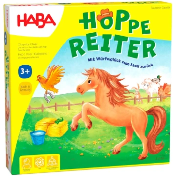 HABA Hoppe Reiter – Aizraujoša zirgu skriešanās sa