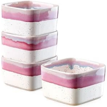 NUTRIUPS Krāsns drošas kvadrātveida krūzītes 8oz k