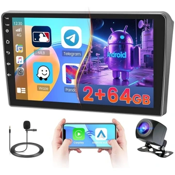 [2+64G] Android auto radio Peugeot 407 2004-2011 a