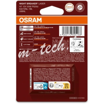 O64210NL-1BL - OSRAM NIGHT BREAKER LASER 64210NL-1