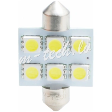 L052W - LED L052W - C5W 36mm 6xSMD5050 White