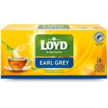 Melnā tēja LOYD Earl Grey, 25 x 1,7 g 450-25740