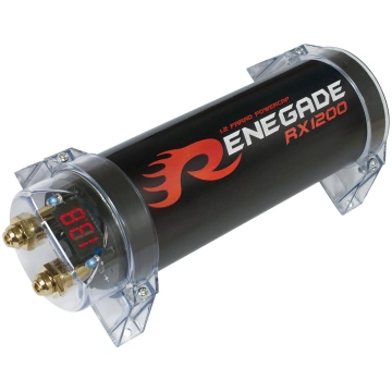 Renegade RX1200 car audio capacitor (1.2 Farad)