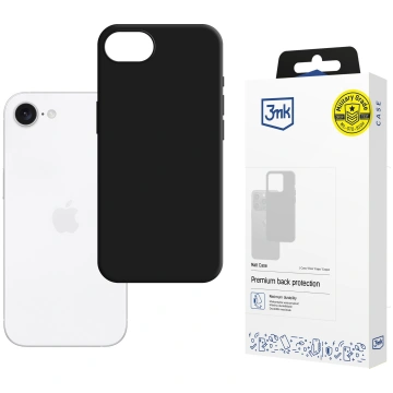 3mk Matt Case for Apple iPhone 16e / SE 4 - Black