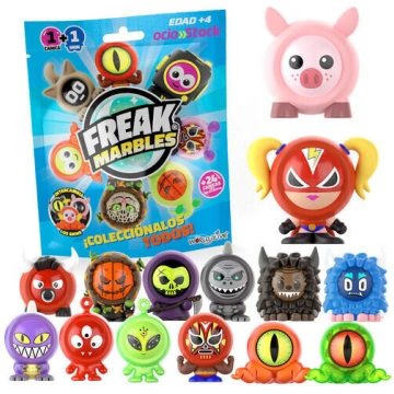 Pārsteiguma iepakojums Freak Marbles Worls alive